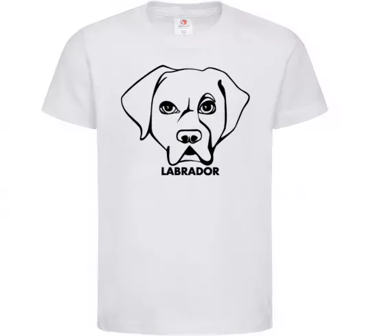 Детская футболка Labrador Белый фото