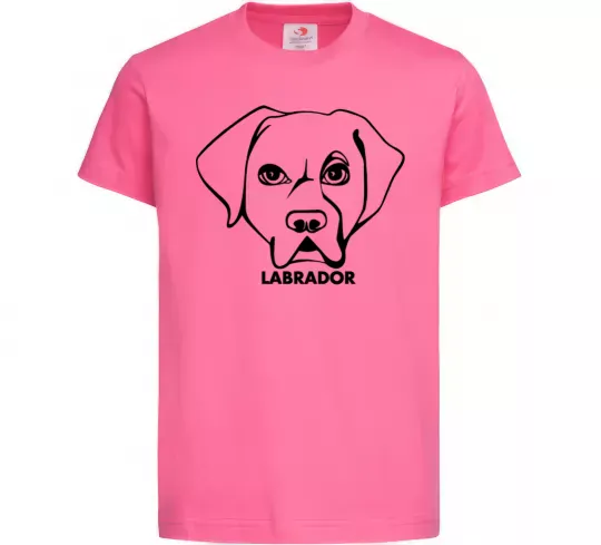 Детская футболка Labrador Ярко-розовый фото