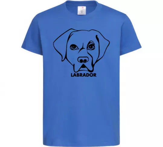 Детская футболка Labrador Ярко-синий фото