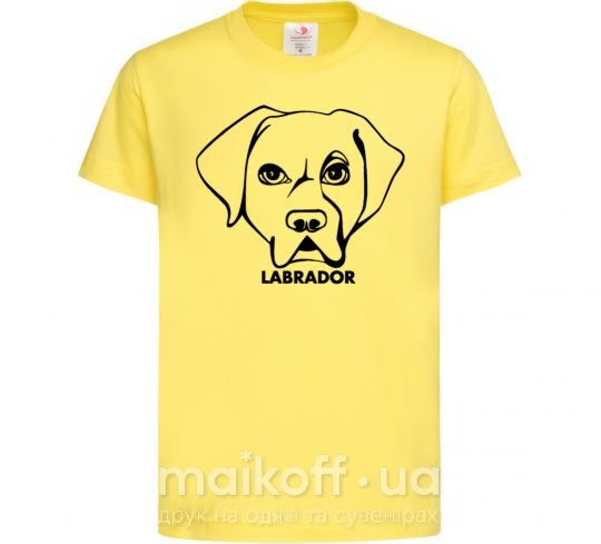 Дитяча футболка Labrador Лимонний фото