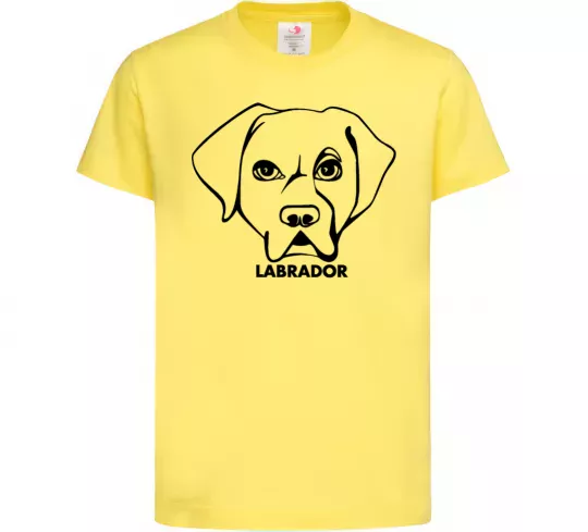 Детская футболка Labrador Лимонный фото