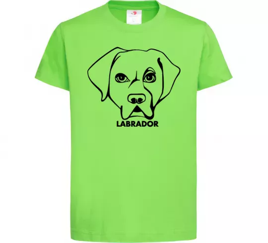 Детская футболка Labrador Лаймовый фото
