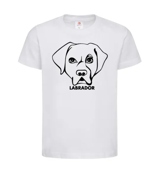 Детская футболка Labrador Белый фото