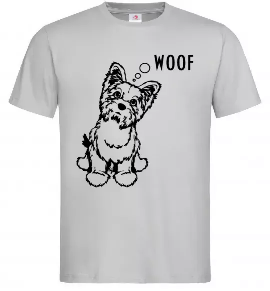 Чоловіча футболка Woof Сірий фото