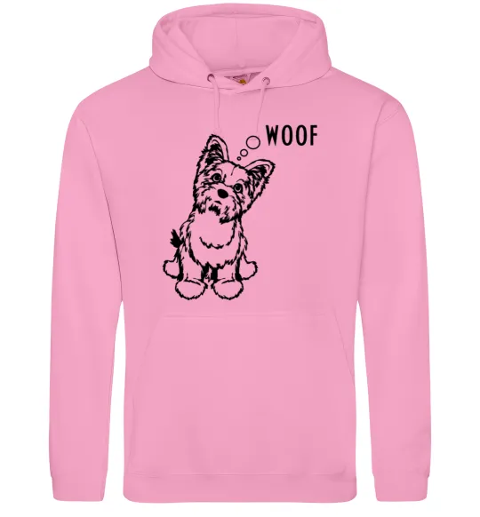Мужская толстовка (худи) Woof Розовый фото