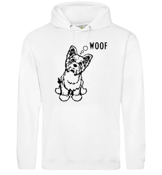 Чоловіча толстовка (худі) Woof Білий фото