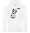 Женская толстовка (худи) Woof Белый Женская толстовка (худи) Woof Белый фото