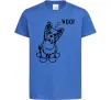 Детская футболка Woof Ярко-синий Детская футболка Woof Ярко-синий фото