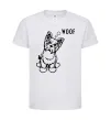 Детская футболка Woof Белый фото