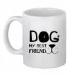 Чашка керамическая Dog my best friend Белый Чашка керамическая Dog my best friend Белый фото