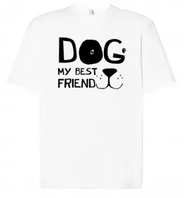 Футболка Оверсайз This is the worlds best friend looks like Белый фото