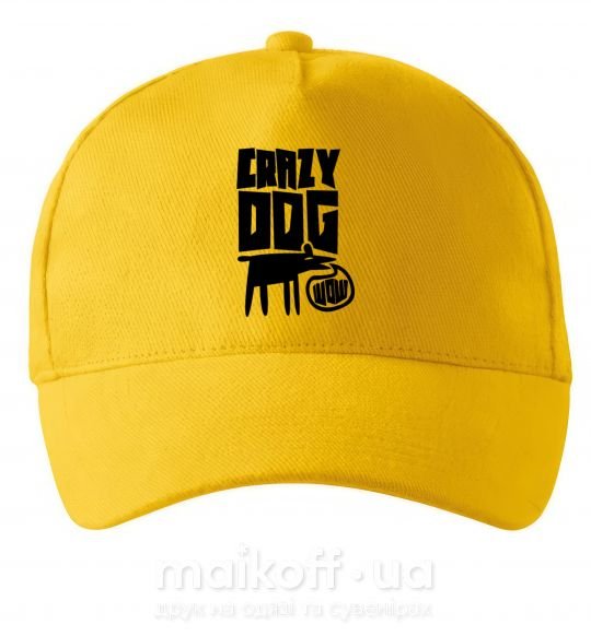Кепка Crazy dog Солнечно желтый фото