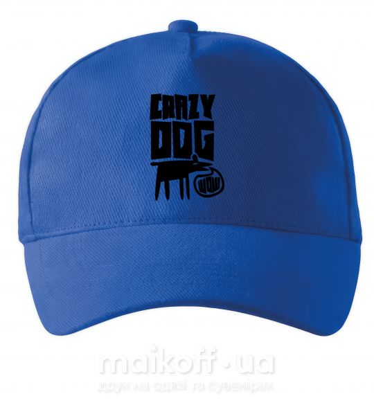 Кепка Crazy dog Ярко-синий фото