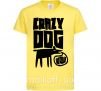 Дитяча футболка Crazy dog Лимонний фото
