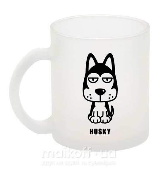 Чашка стеклянная Husky Фроузен фото