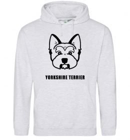 Мужская толстовка (худи) Yorkshire terrier