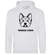 Женская толстовка (худи) Yorkshire terrier Серый меланж Женская толстовка (худи) Yorkshire terrier Серый меланж фото