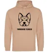 Женская толстовка (худи) Yorkshire terrier Песочный Женская толстовка (худи) Yorkshire terrier Песочный фото