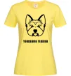Жіноча футболка Yorkshire terrier Лимонний фото