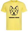 Чоловіча футболка Yorkshire terrier Лимонний фото