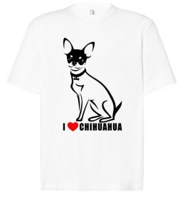 Футболка Оверсайз I love chihuahua