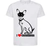Дитяча футболка I love chihuahua Білий Дитяча футболка I love chihuahua Білий фото