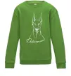 Детский Свитшот Doberman White Лаймовый фото