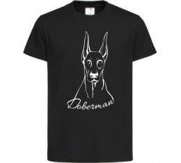 Дитяча футболка Doberman White