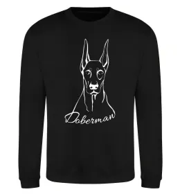 Світшот Blackrcolor doberman Сірий меланж фото