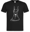 Чоловіча футболка Doberman White Чорний Чоловіча футболка Doberman White Чорний фото