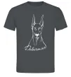 Чоловіча футболка Doberman White Графіт Чоловіча футболка Doberman White Графіт фото