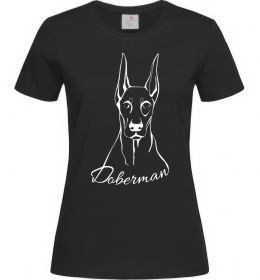 Женская футболка Doberman White