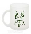 Чашка скляна German Shepherd dog №2 Фроузен фото