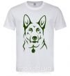 Чоловіча футболка German Shepherd dog №2 Білий фото