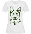 Жіноча футболка German Shepherd dog №2 Білий фото