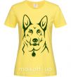 Женская футболка German Shepherd dog №2 Лимонный фото