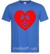 Чоловіча футболка Love Husky Яскраво-синій фото