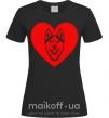 Женская футболка Love Husky Черный фото
