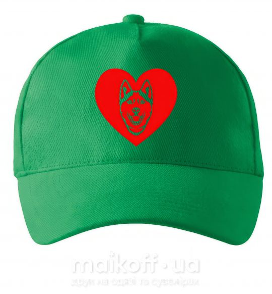 Кепка Love Husky Зелений фото