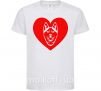 Детская футболка Love Husky Белый фото