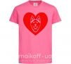 Дитяча футболка Love Husky Яскраво-рожевий фото