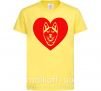Дитяча футболка Love Husky Лимонний фото