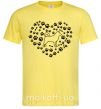 Мужская футболка Love Shiba Inu Лимонный фото