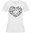 Жіноча футболка Love Shiba Inu Білий фото