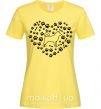 Женская футболка Love Shiba Inu Лимонный фото