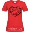 Женская футболка Love Shiba Inu Красный фото