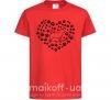 Детская футболка Love Shiba Inu Красный фото
