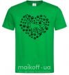 Мужская футболка Love Setter Зеленый фото