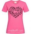 Женская футболка Love Setter Ярко-розовый фото