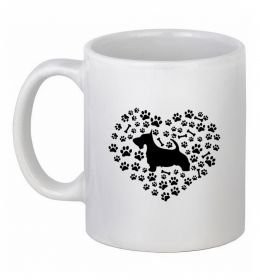 Чашка керамічна Love scotch terrier Чашка керамічна Love scotch terrier